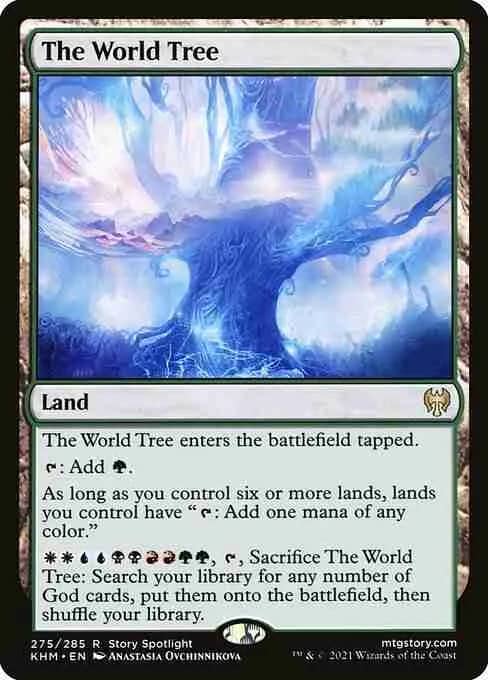 MTG The World Tree card