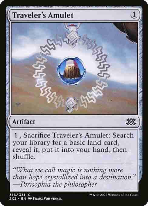 MTG Traveler's Amulet card