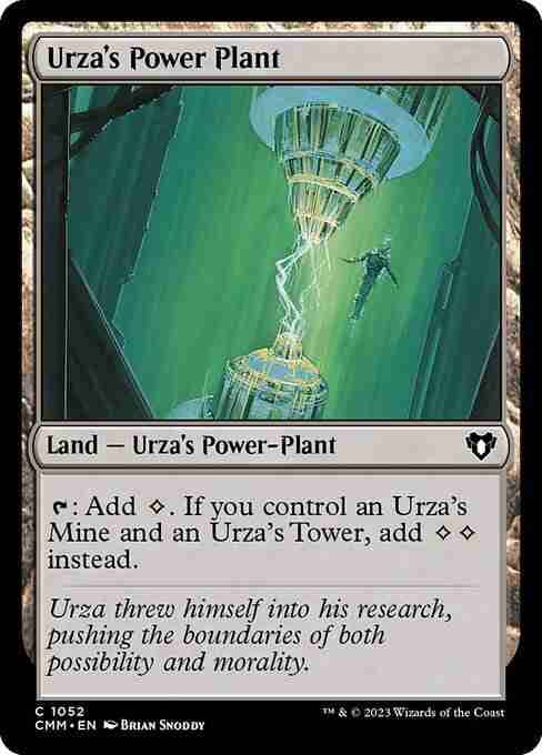 MTG Urza's Power Plant card