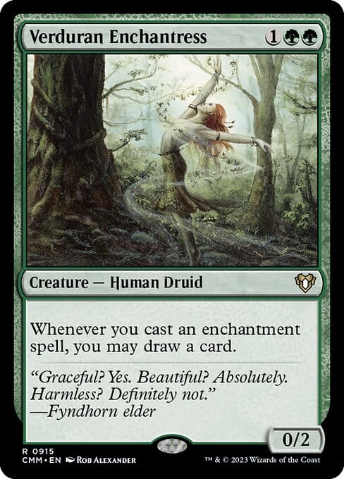 MTG Verduran Enchantress card