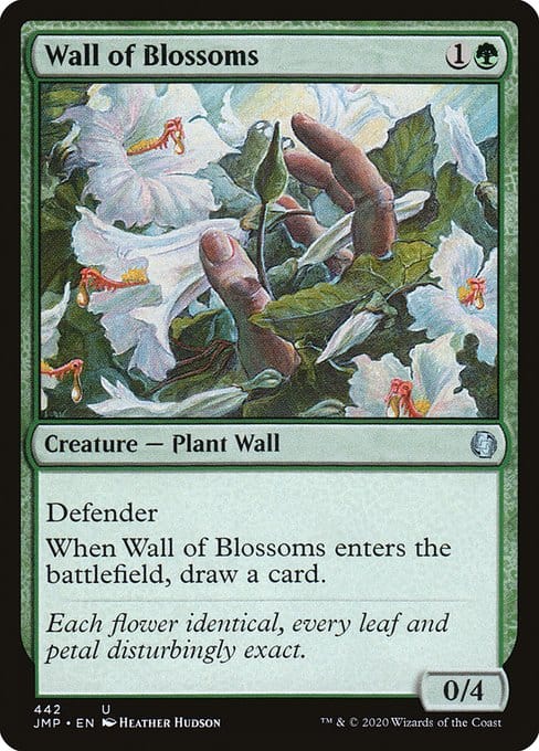 MTG Wall of Blossoms card
