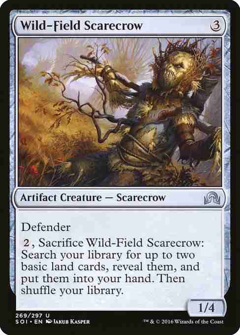 MTG Wild-Field Scarecrow card