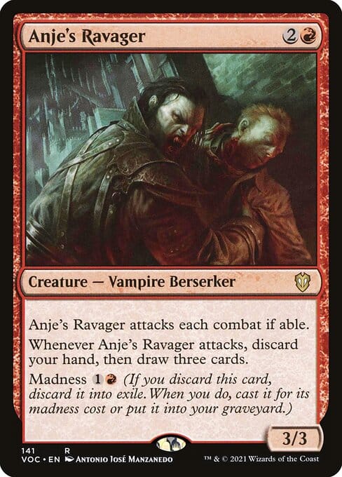 MTG Anje's Ravager card