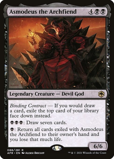 MTG Asmodeus the Archfiend card