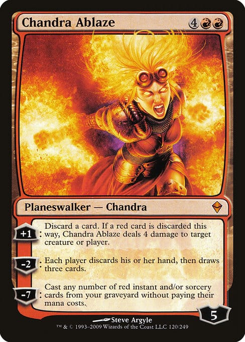 MTG Chandra Ablaze card