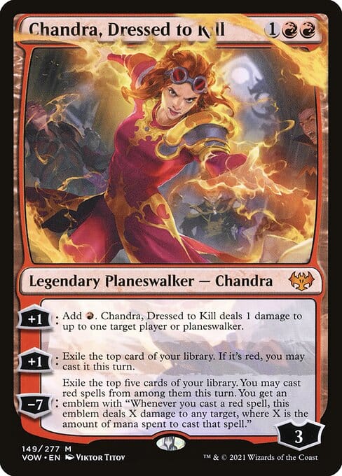MTG Chandra, Dressed to Kill card