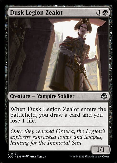 MTG Dusk Legion Zealot card