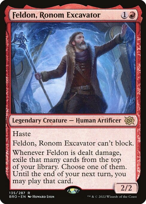 MTG Feldon, Ronom Excavator card