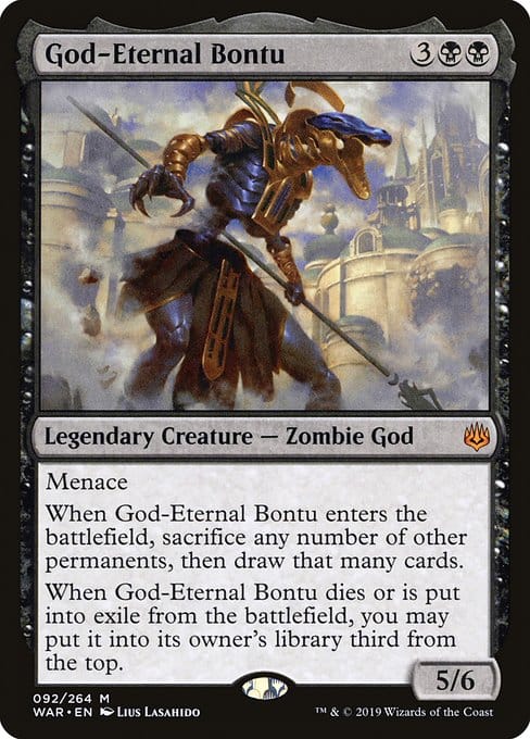 MTG God-Eternal Bontu card