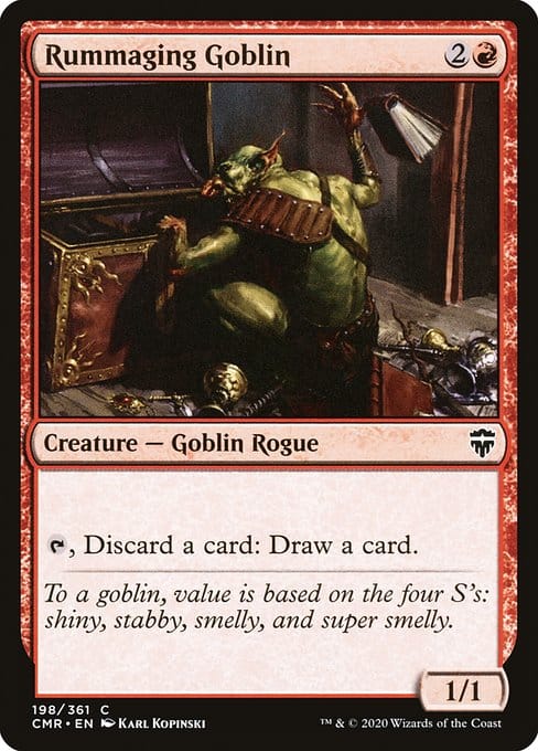MTG Rummaging Goblin card