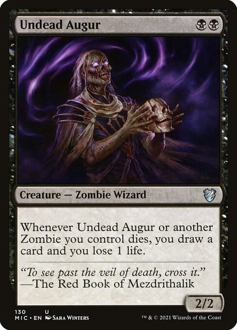 MTG Undead Augur card