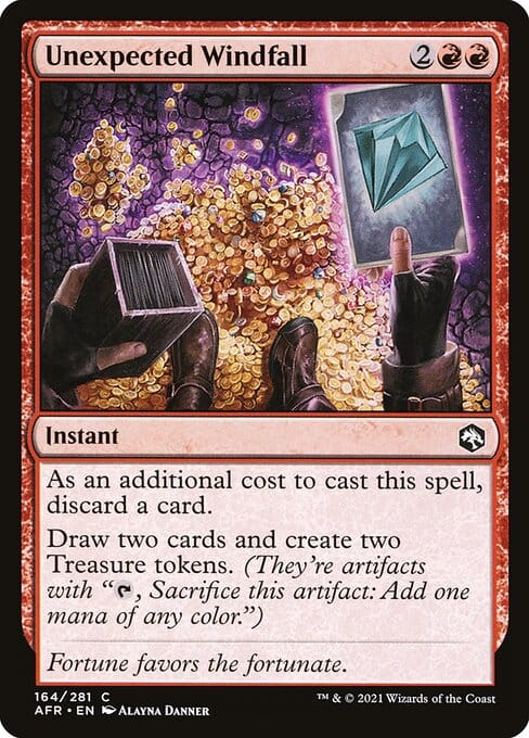 MTG Unexpected Windfall card