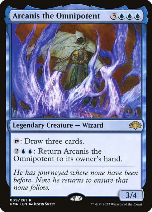 MTG Arcanis the Omnipotent card