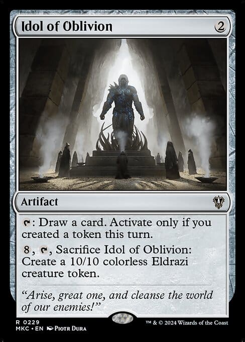 MTG Idol of Oblivion card