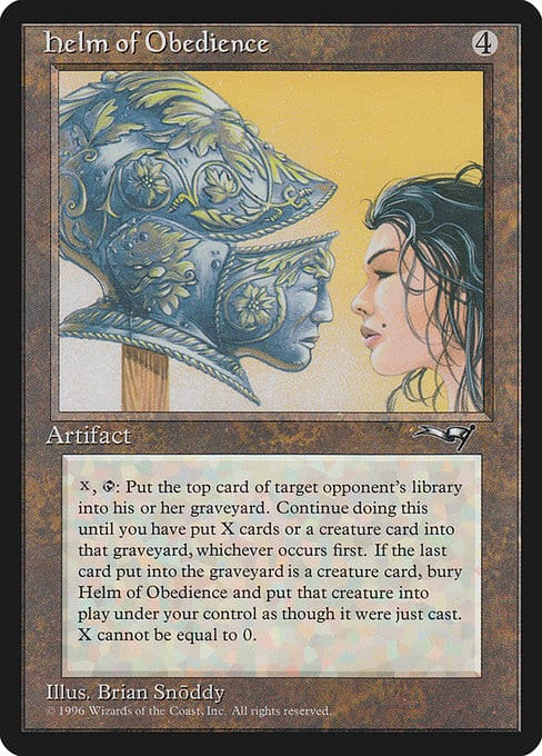 MTG Helm of Obedience card