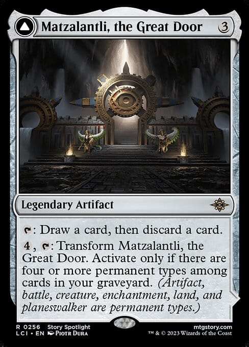 MTG Matzalantli, the Great Door card