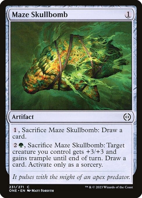 MTG Maze Skullbomb card