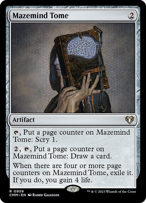 MTG Mazemind Tome card