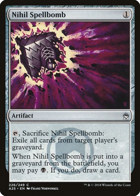 MTG Nihil Spellbomb card
