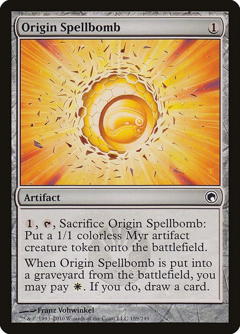 MTG Origin Spellbomb card