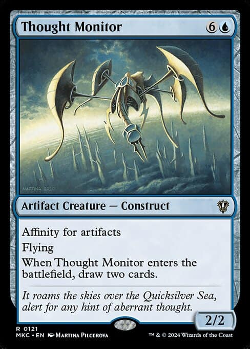 MTG Thought Monitor artifact creature affinity draw card