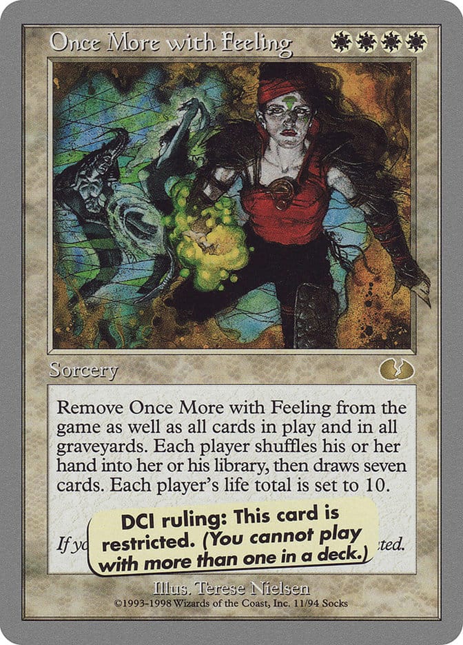 MTG Once More with Feeling card