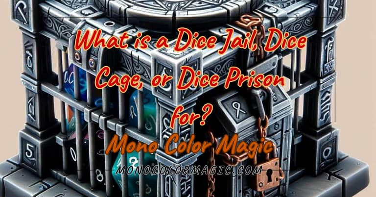 What is a Dice Jail, Dice Cage, or Dice Prison for?